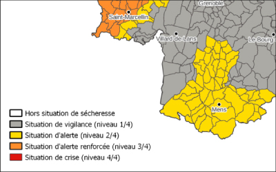 Mesures de restriction à respecter en période de sécheresse