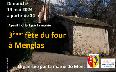 3ème fête du four à Menglas