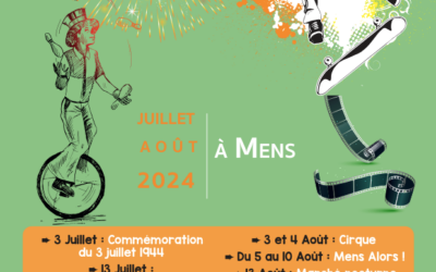 Agenda des festivités juillet – août à mens 2024