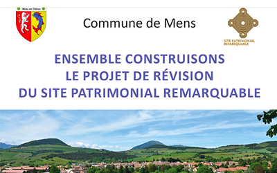 Ensemble construisons le projet de révision du site patrimonial remarquable