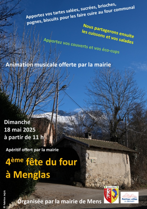 Affiche fête du four 2025