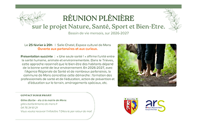 Réunion plénière sur le projet Nature, Santé, Sport et Bien-Être